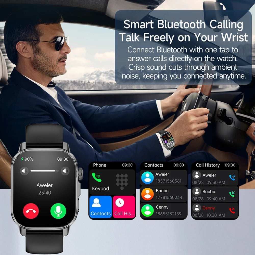 2026 New Model Uric Acid & Lipid Health Analysis Smart Watch